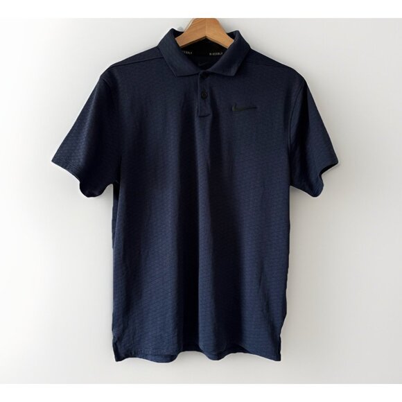 Nike Dri-Fit Vapor Golf Polo Shirt Blue Men’s Size Medium Lightweight Preppy - Picture 1 of 13